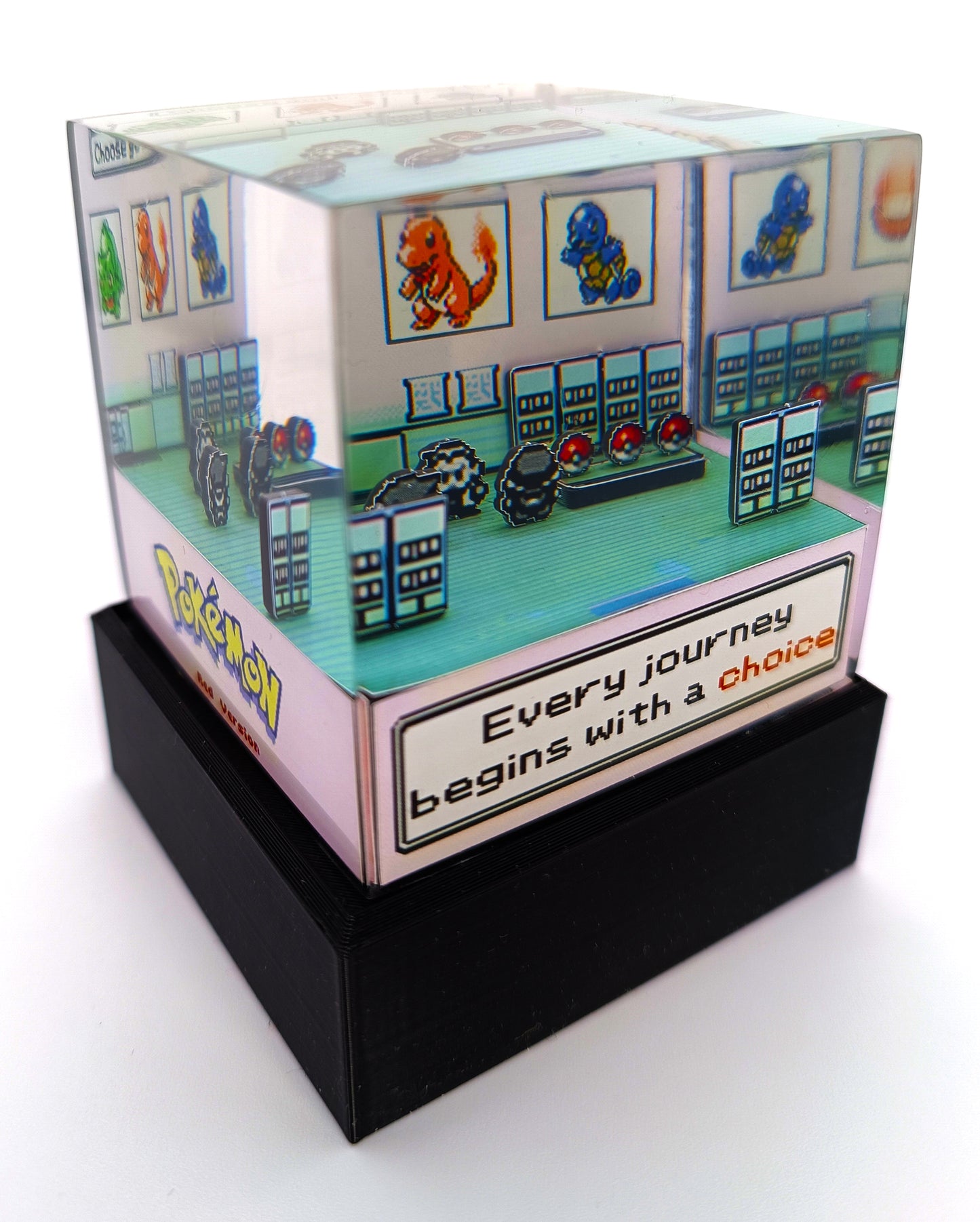 Resin Videogames Diorama Cube - Professor Oaks Lab