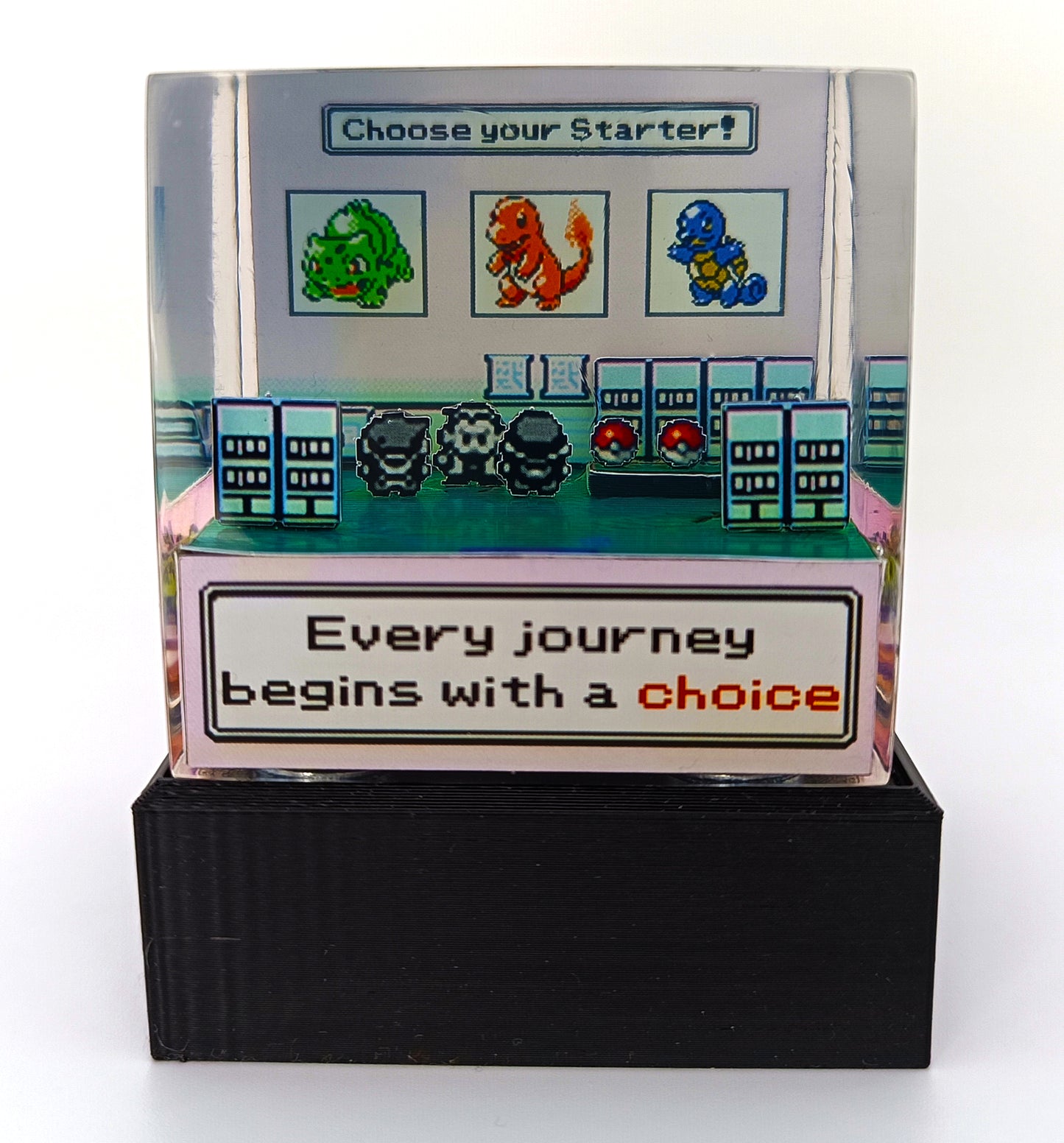 Resin Videogames Diorama Cube - Professor Oaks Lab