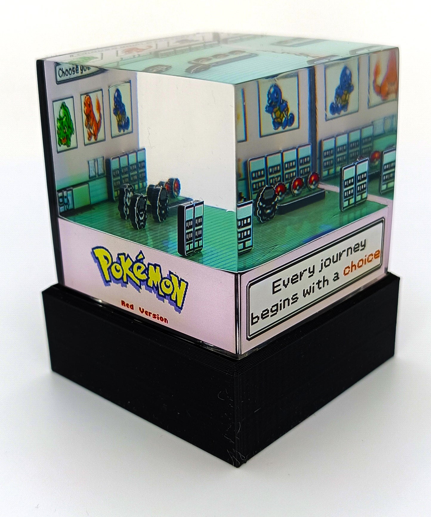 Resin Videogames Diorama Cube - Professor Oaks Lab
