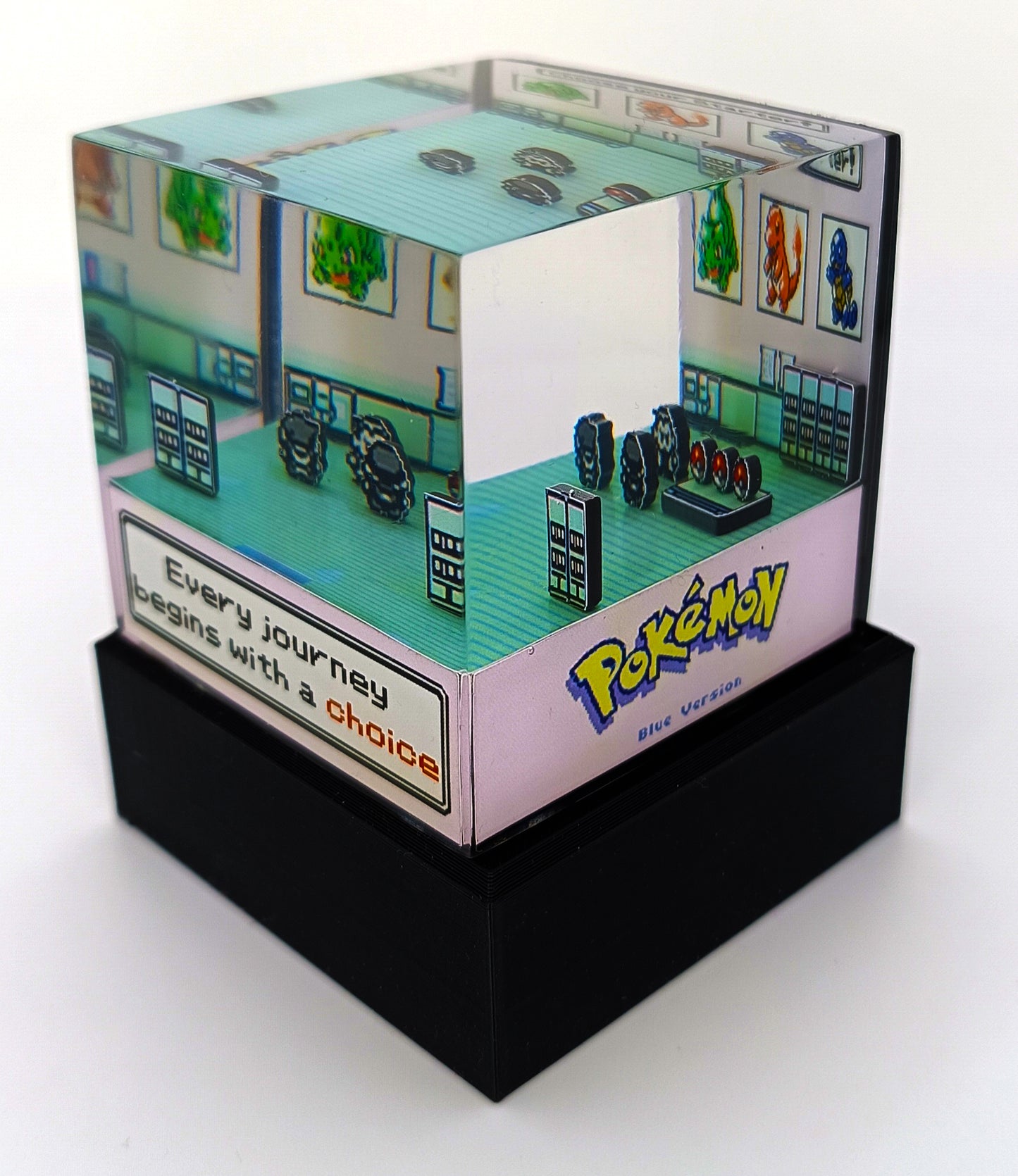 Resin Videogames Diorama Cube - Professor Oaks Lab