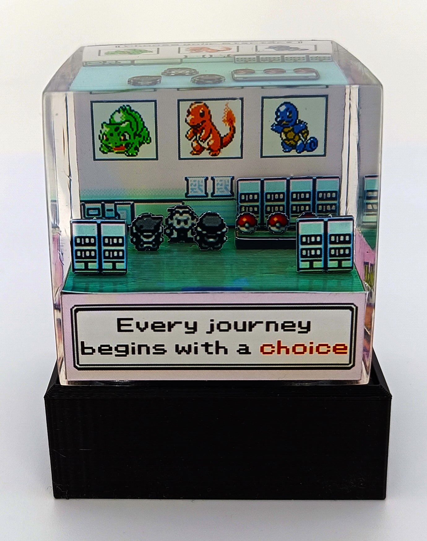 Resin Videogames Diorama Cube - Professor Oaks Lab