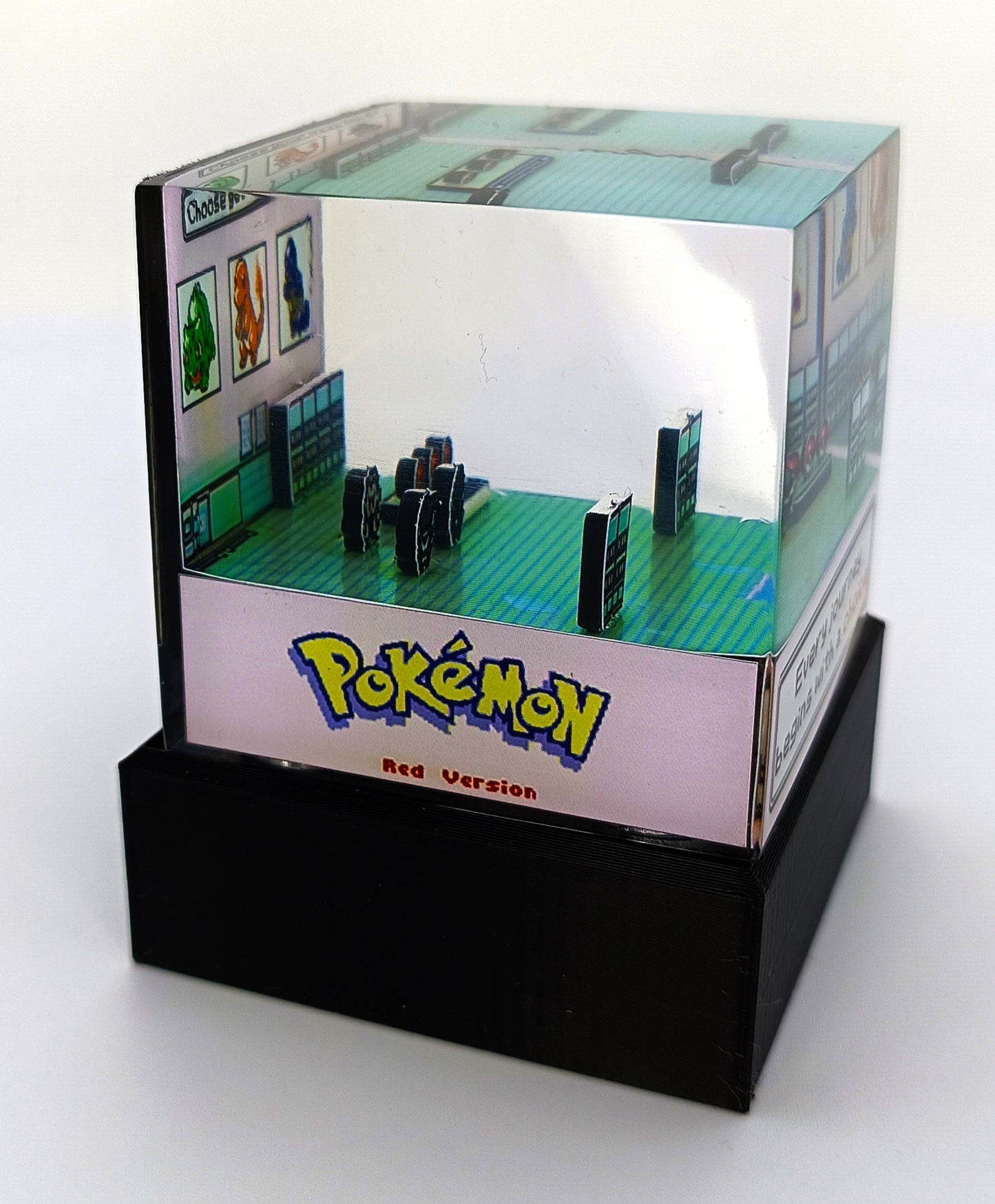 Resin Videogames Diorama Cube - Professor Oaks Lab