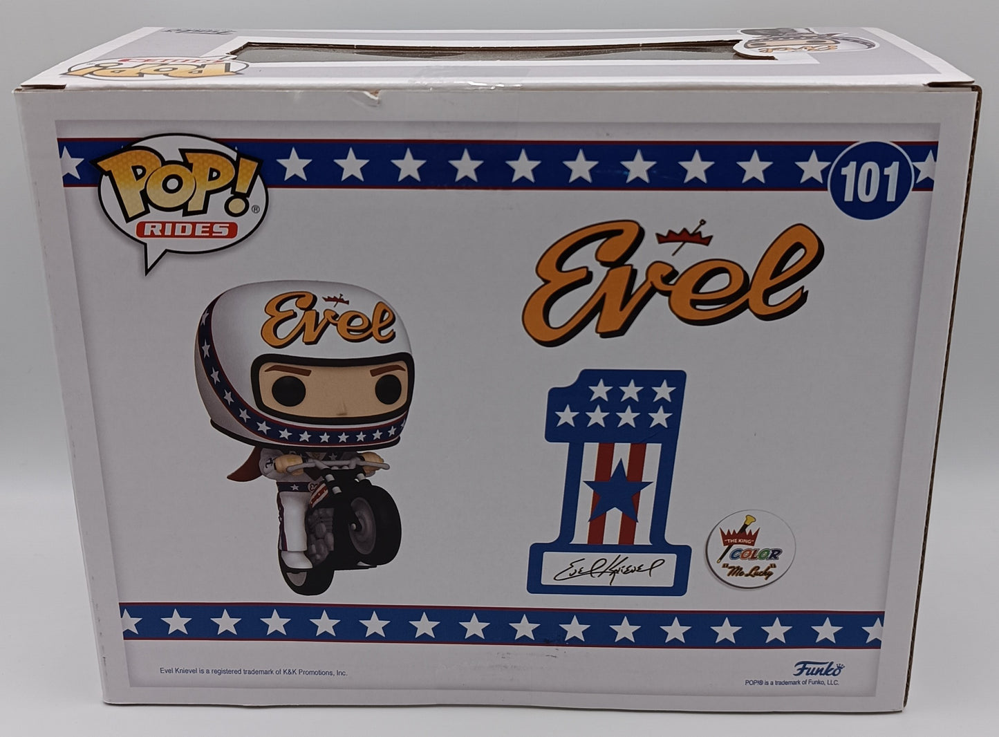 Funko POP! Rides - Evel Knievel on Motorcycle n. 101 SEALED