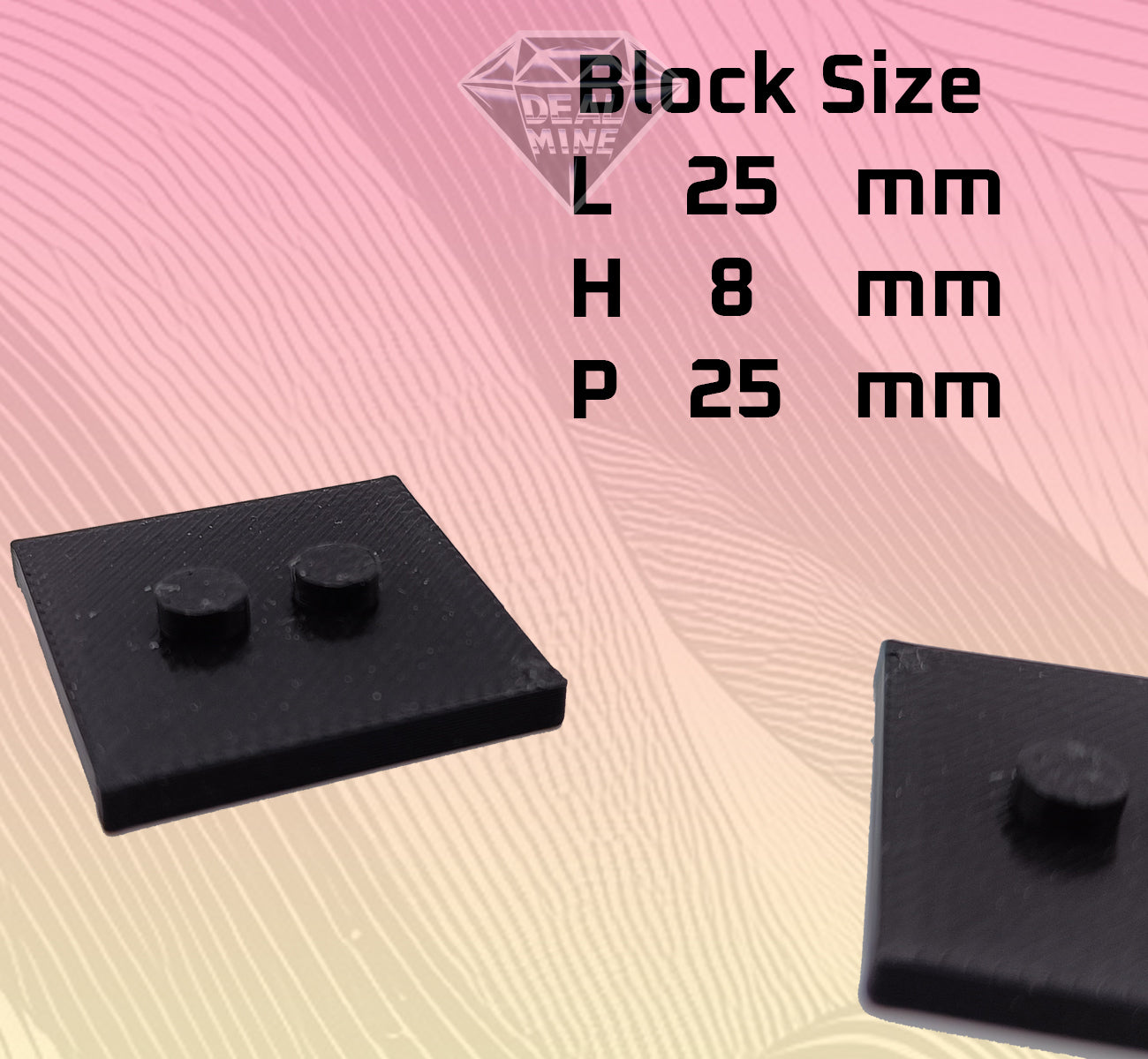 Lotto 10 Basetta Standard - 3D Print-Made