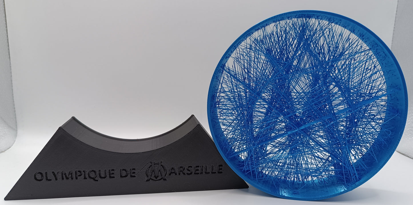 Olympique de Marseille String Art - 3D Print-Made