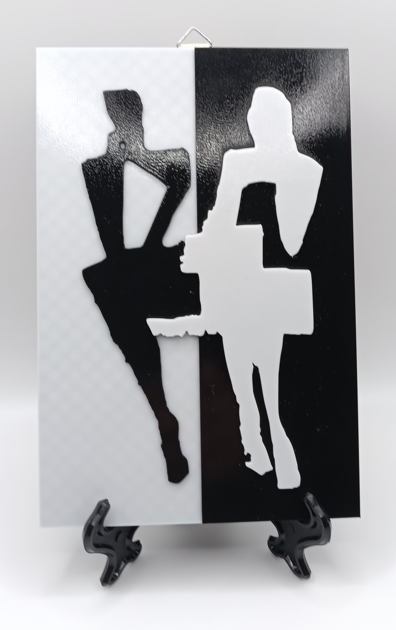 Abstract Couple Wall Art