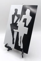 Abstract Couple Wall Art
