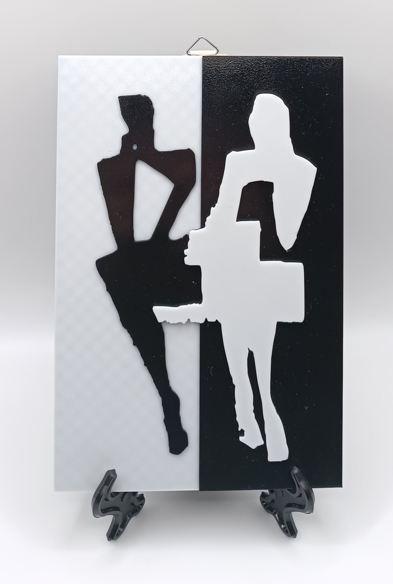 Abstract Couple Wall Art - 3D Print-Made