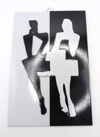 Abstract Couple Wall Art