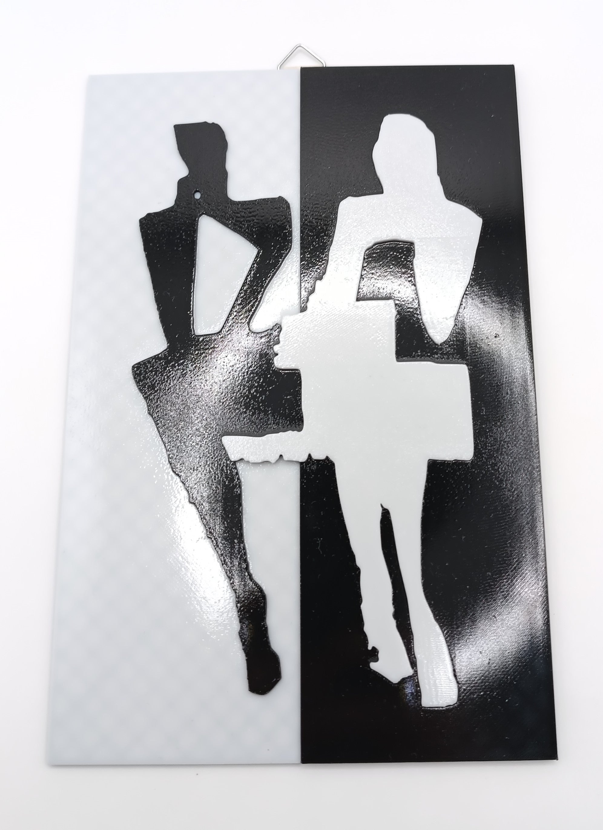 Abstract Couple Wall Art