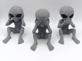 Lotto Statuette I Tre Alieni Saggi
