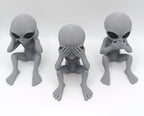 Lotto Statuette I Tre Alieni Saggi