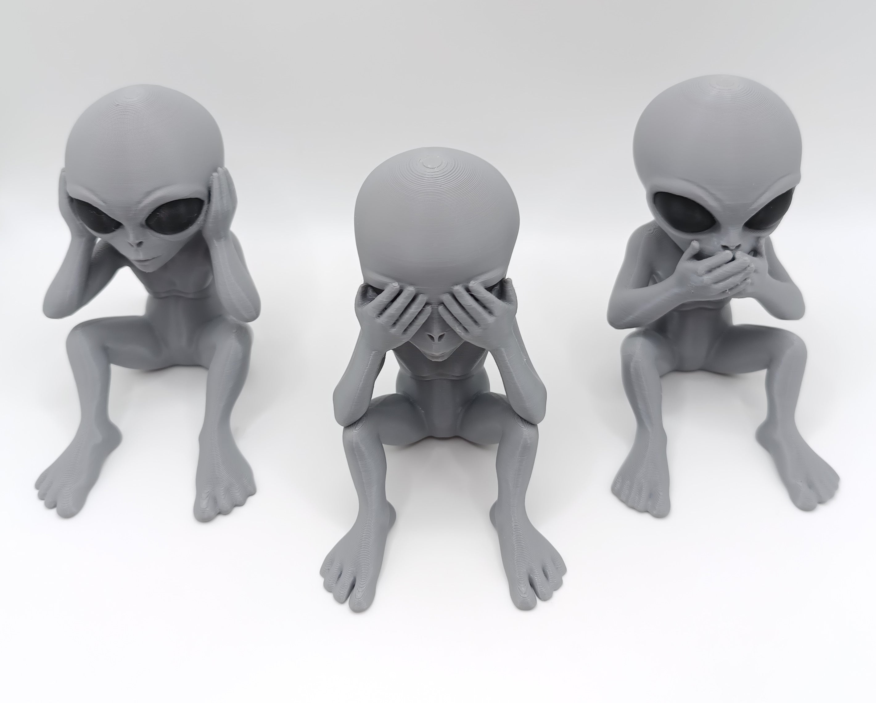 Lotto Statuette I Tre Alieni Saggi