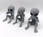 Lotto Statuette I Tre Alieni Saggi