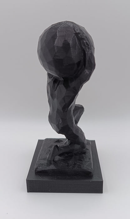 Statua Atlante Farnese - Low Poly - 3D Print-Made