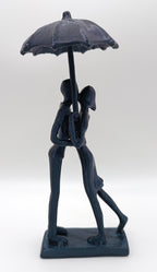 Statua Surrealista Amore sotto l'Ombrello