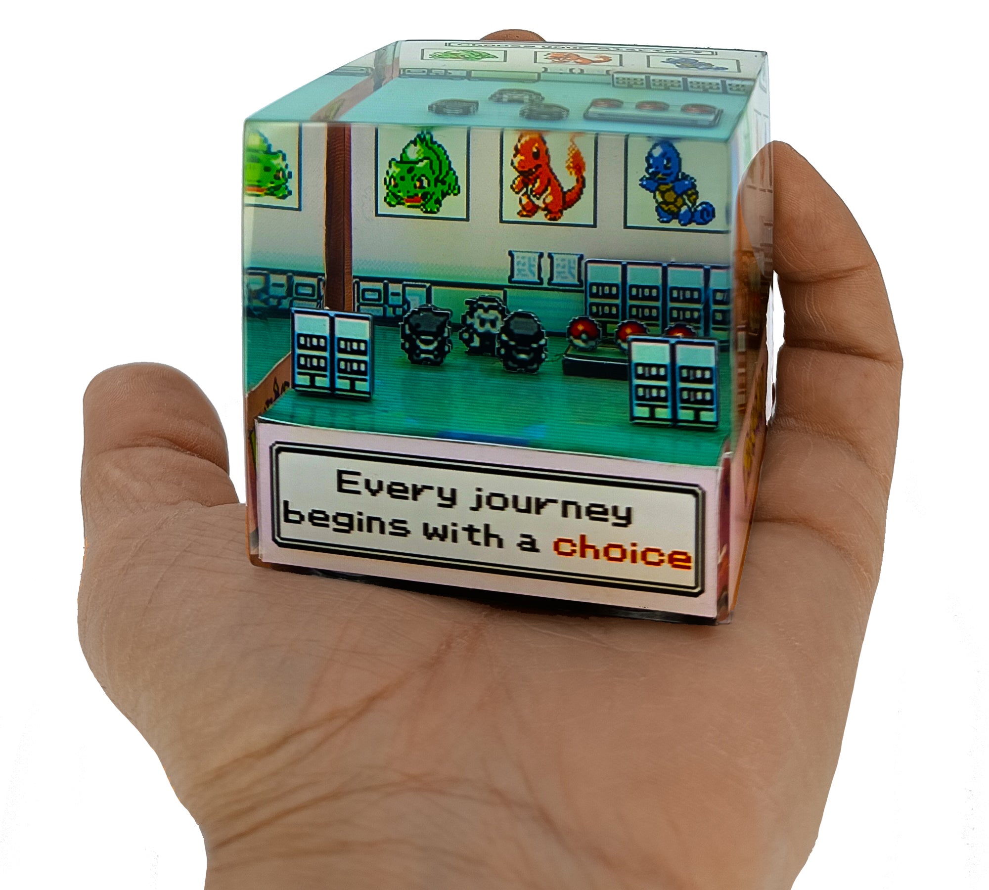 Cubo Diorama Videogames in Resina - Professor Oaks Lab