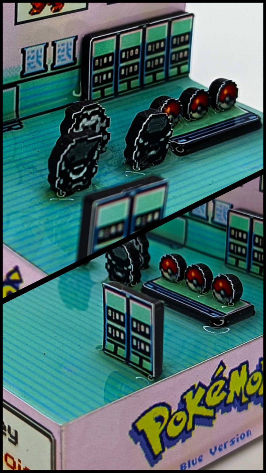 Cubo Diorama Videogames in Resina - Professor Oaks Lab