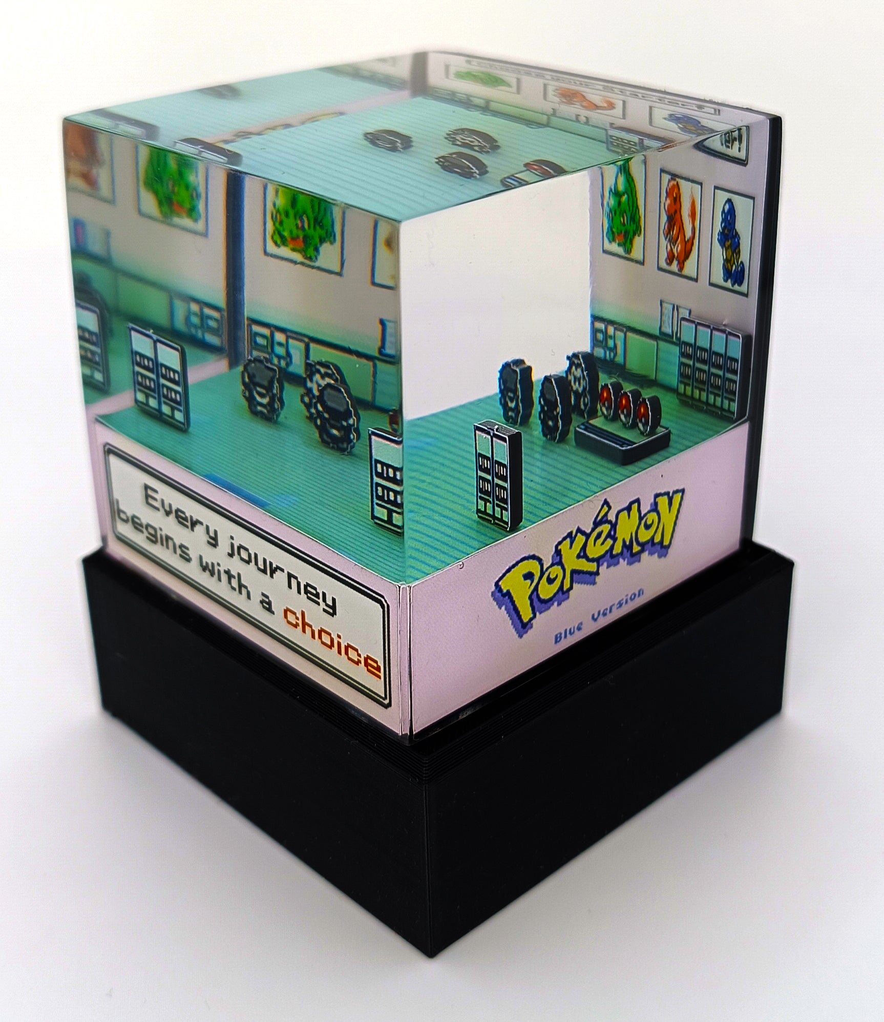 Cubo Diorama Videogames in Resina - Professor Oaks Lab