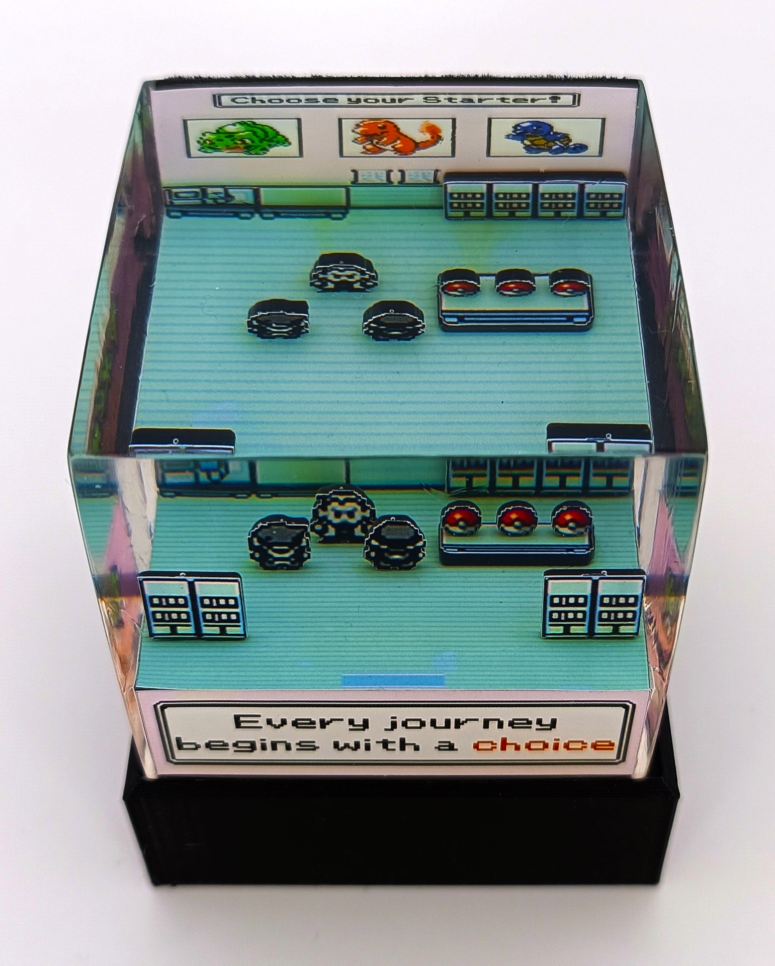 Cubo Diorama Videogames in Resina - Professor Oaks Lab