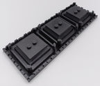 Lotto 3 Base Espositore compatibile LEGO