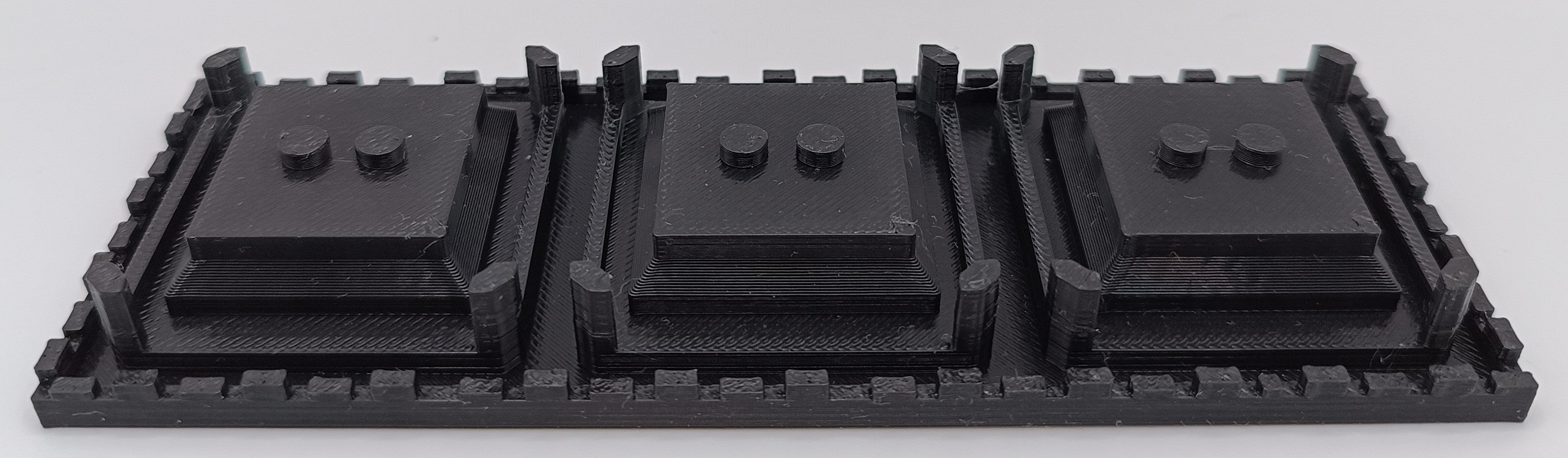 Lotto 3 Base Espositore compatibile LEGO