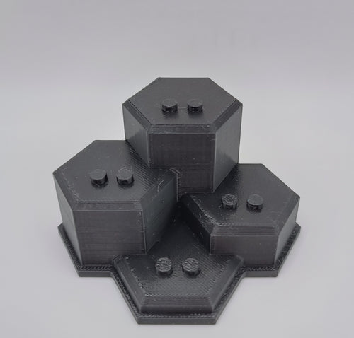 Base Espositore Poligoni compatibile LEGO
