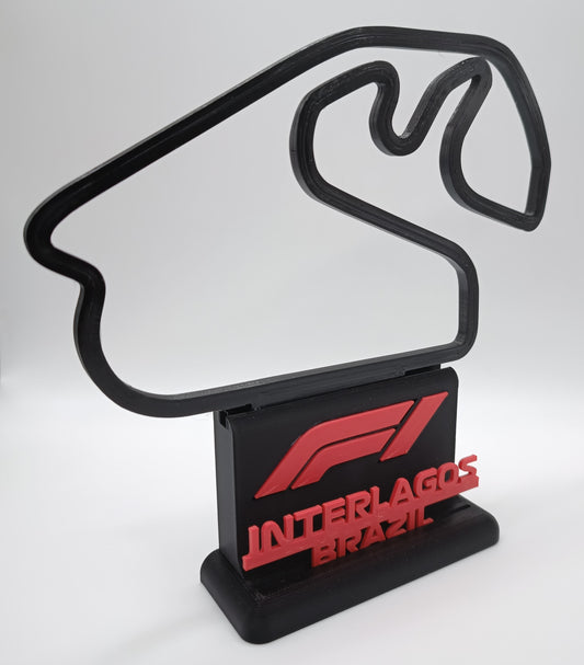 F1 Circuito Interlagos, Brazil - 3D Print-Made
