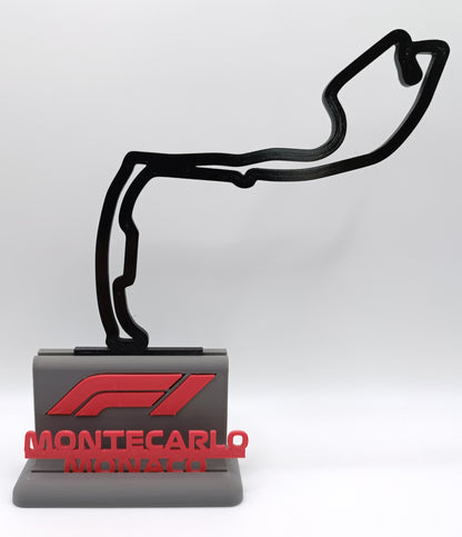 F1 Circuito Montecarlo, Monaco - 3D Print-Made