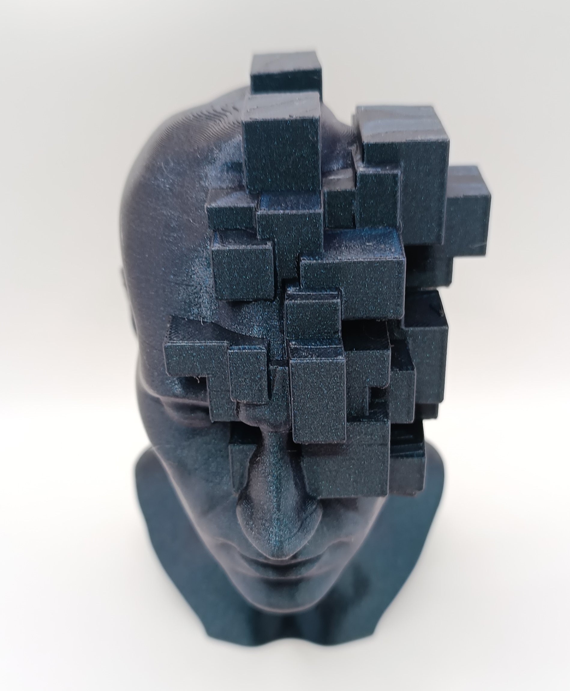 Busto Surrealista Glitch Head