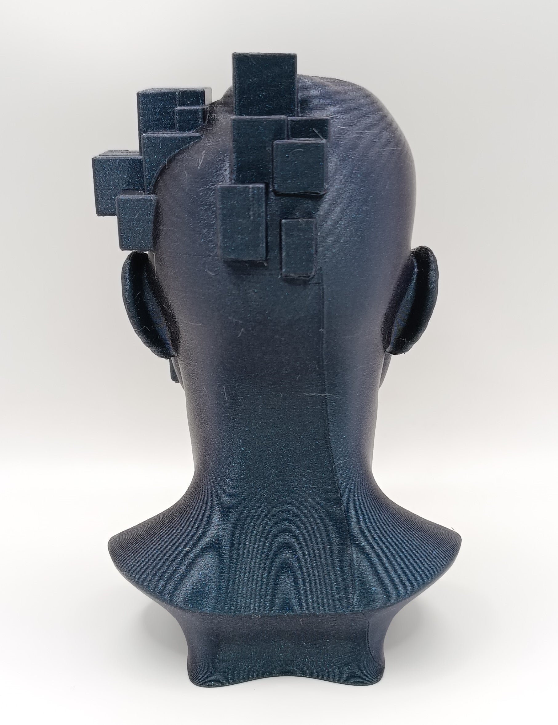 Busto Surrealista Glitch Head