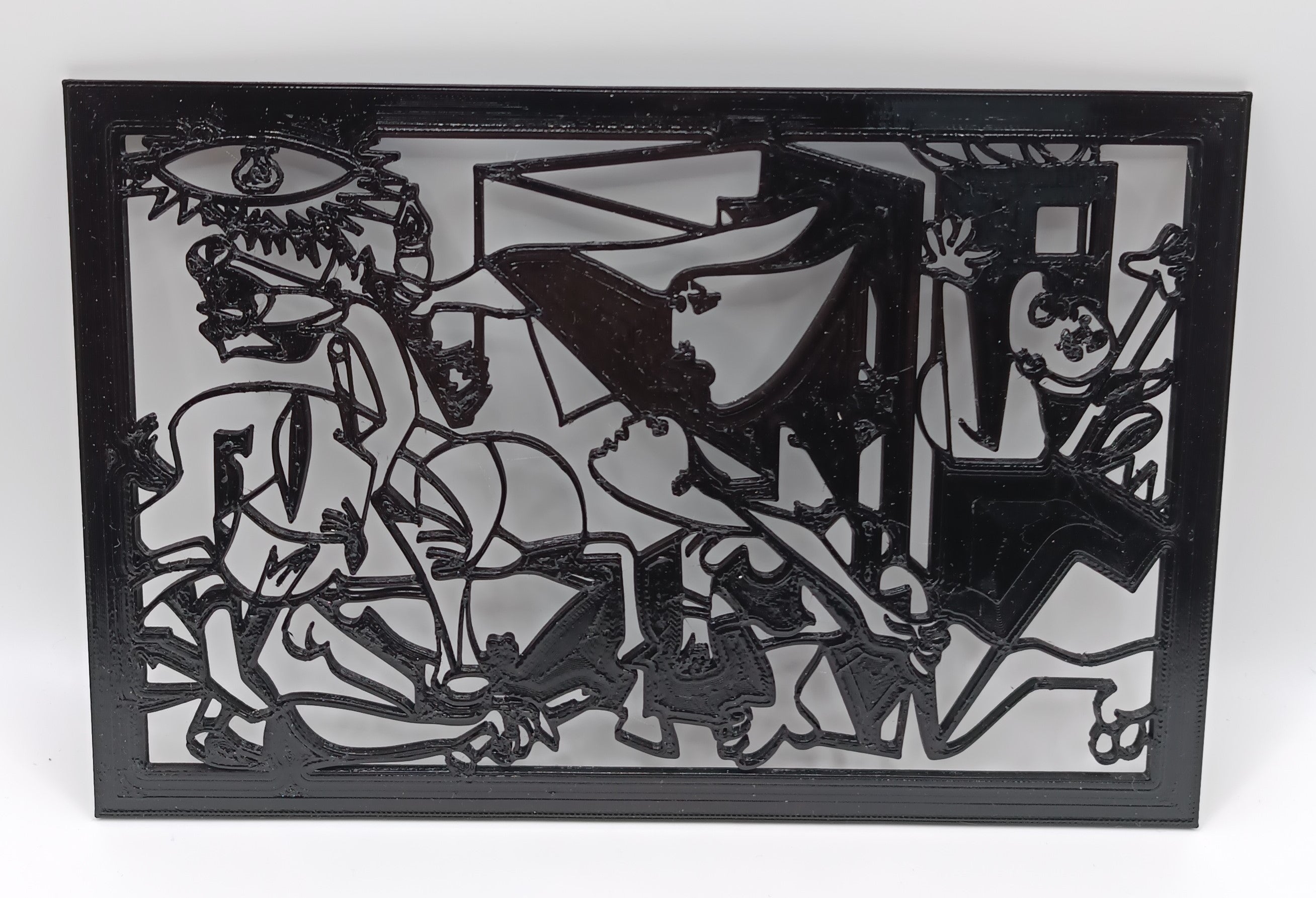 Guernica, Picasso Silhouette Wall Art