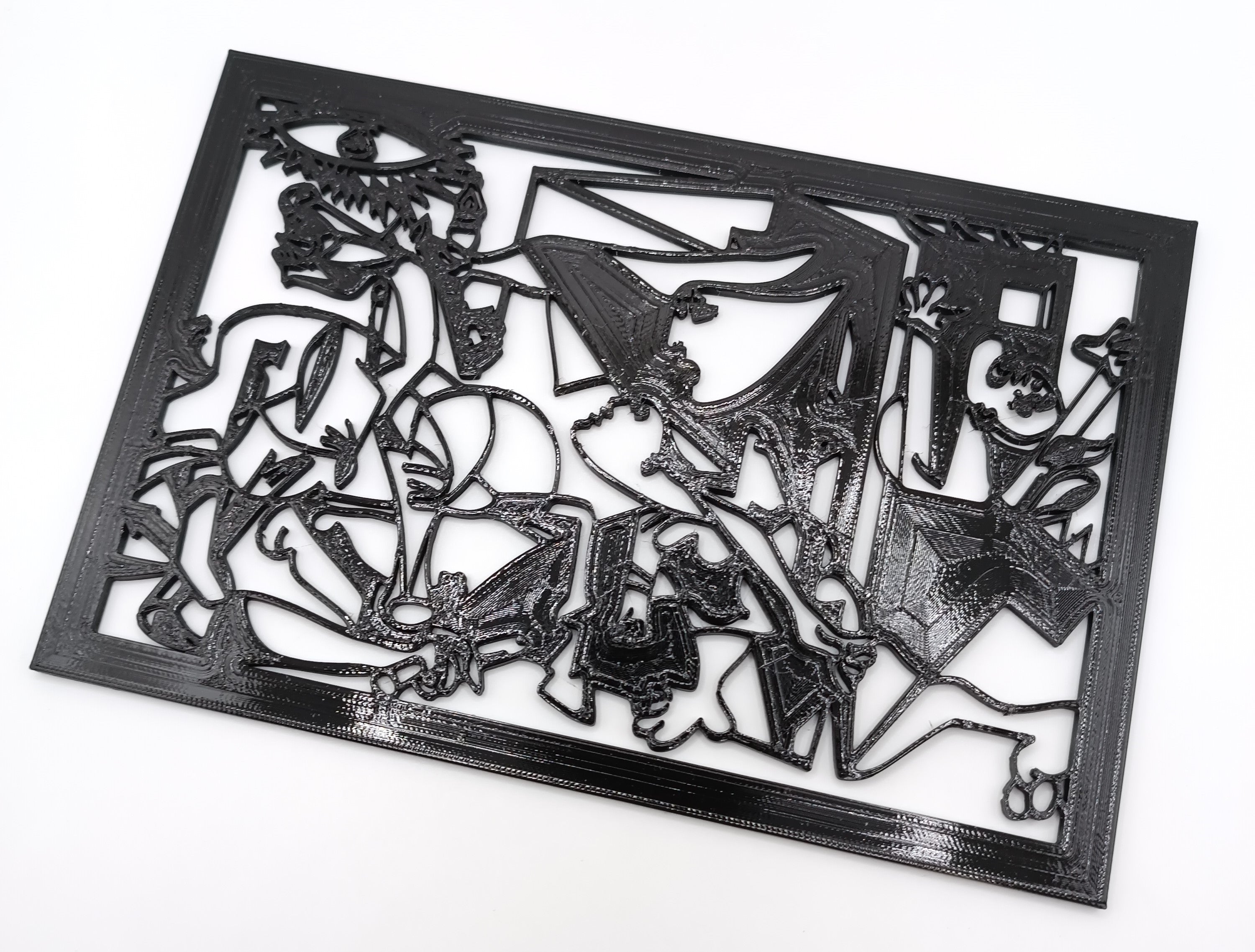 Guernica, Picasso Silhouette Wall Art