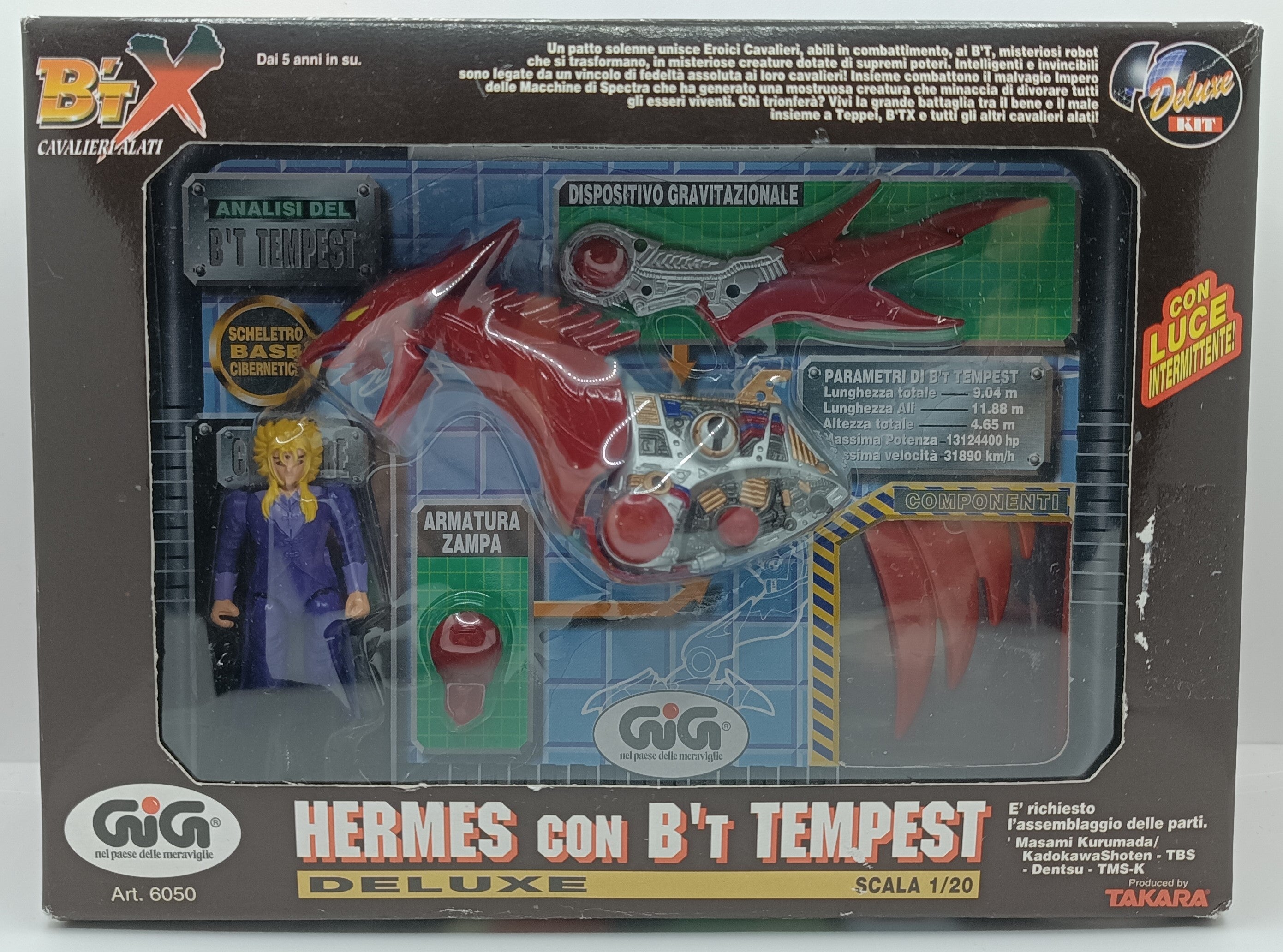 B'TX Winged Knights - Hermes with B'T Tempest Deluxe SEALED