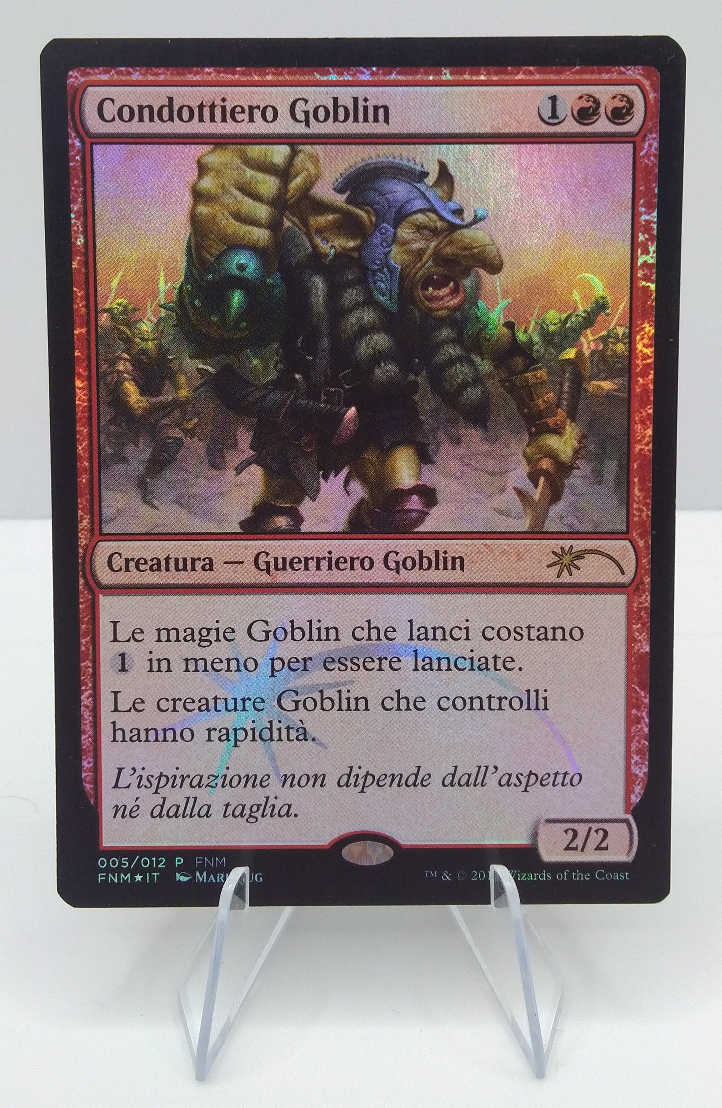 Set Condottiero Goblin - Goblin Warchief x4 FOIL NM