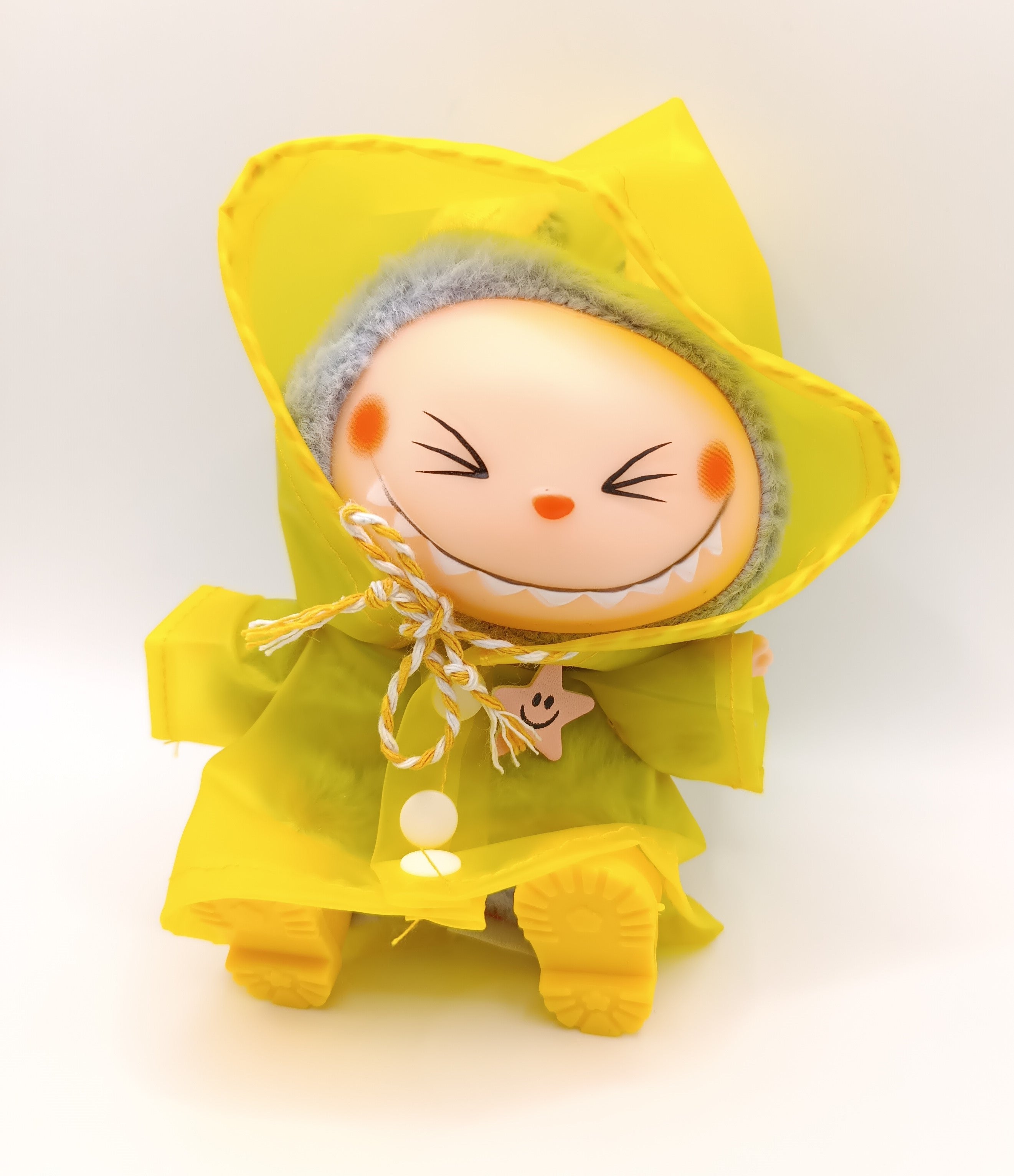 Vestito Labubu Outfit - Costume Impermeabile Giallo