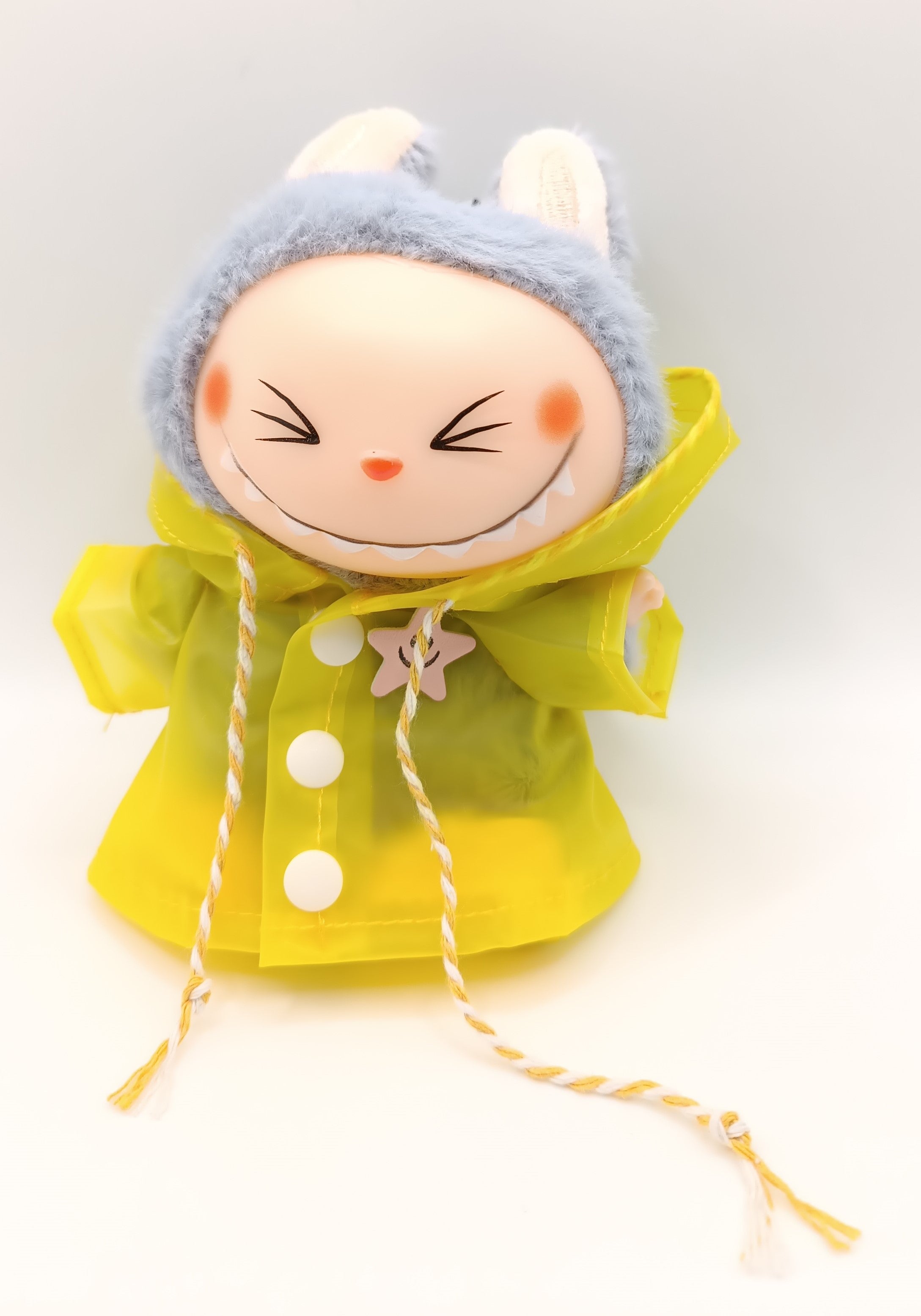 Vestito Labubu Outfit - Costume Impermeabile Giallo
