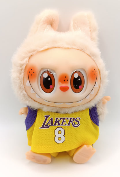 Vestito Labubu Outfit - Completo NBA Lakers Kobe Bryant 8 NEW