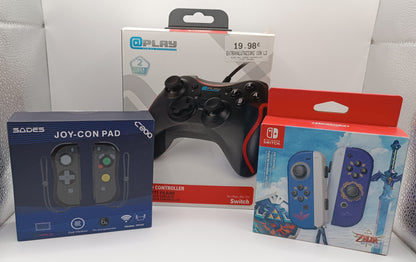 Lotto Console Nintendo Switch + Accessori + 4 Joycon e 1 Controller