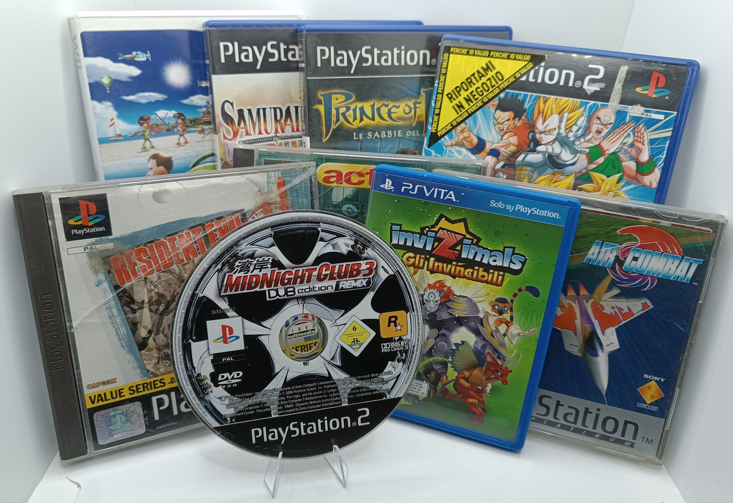 Lotto Videogames Playstation PS1, PS2, PS Vita e Nintendo Wii