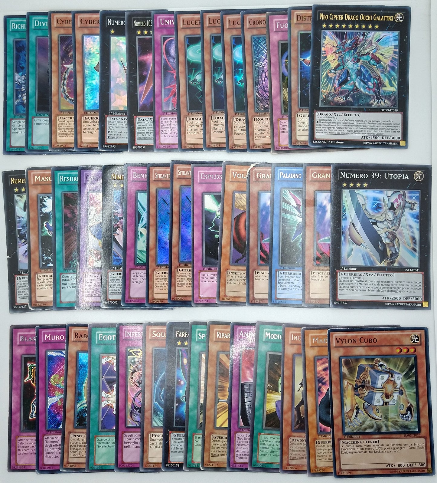 Lotto Yu-Gi-Oh! 55 Value Card + 75 Carte Comuni