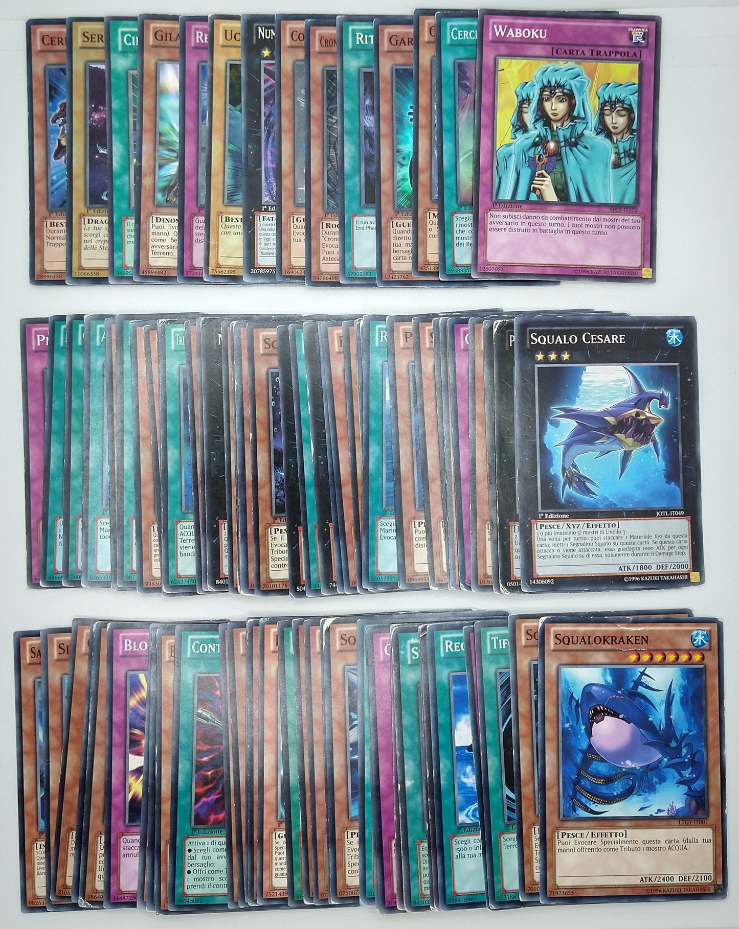 Lotto Yu-Gi-Oh! 55 Value Card + 75 Carte Comuni