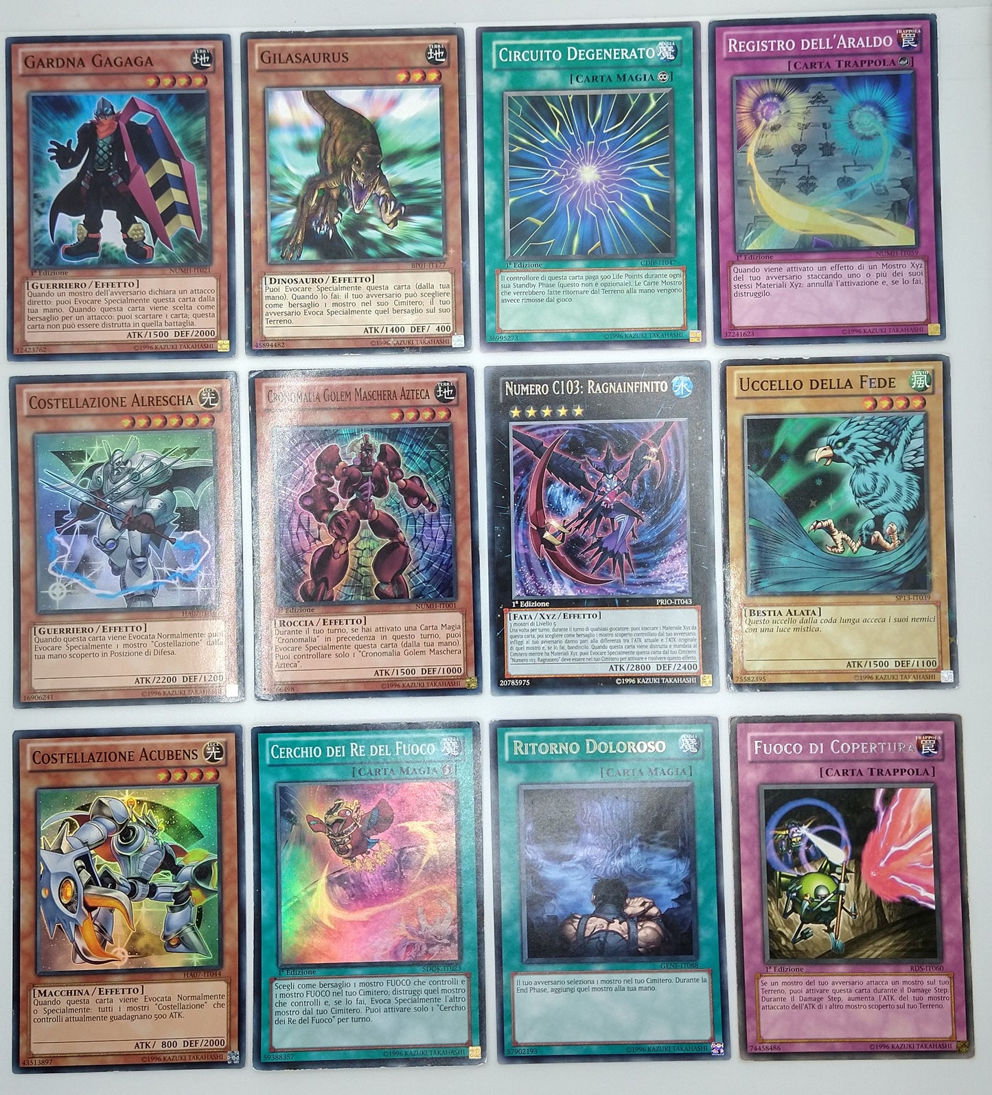 Lotto Yu-Gi-Oh! 55 Value Card + 75 Carte Comuni