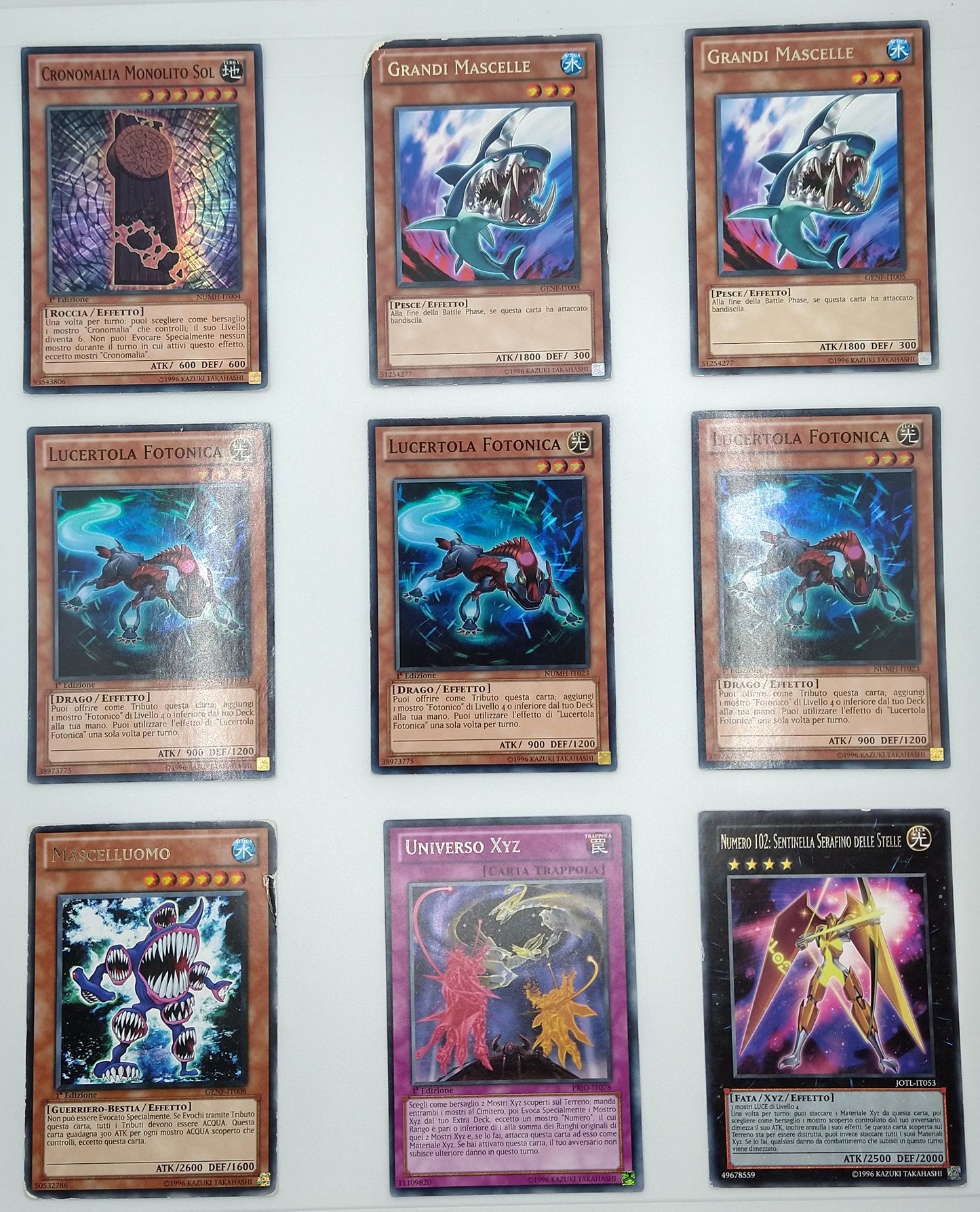 Lotto Yu-Gi-Oh! 55 Value Card + 75 Carte Comuni