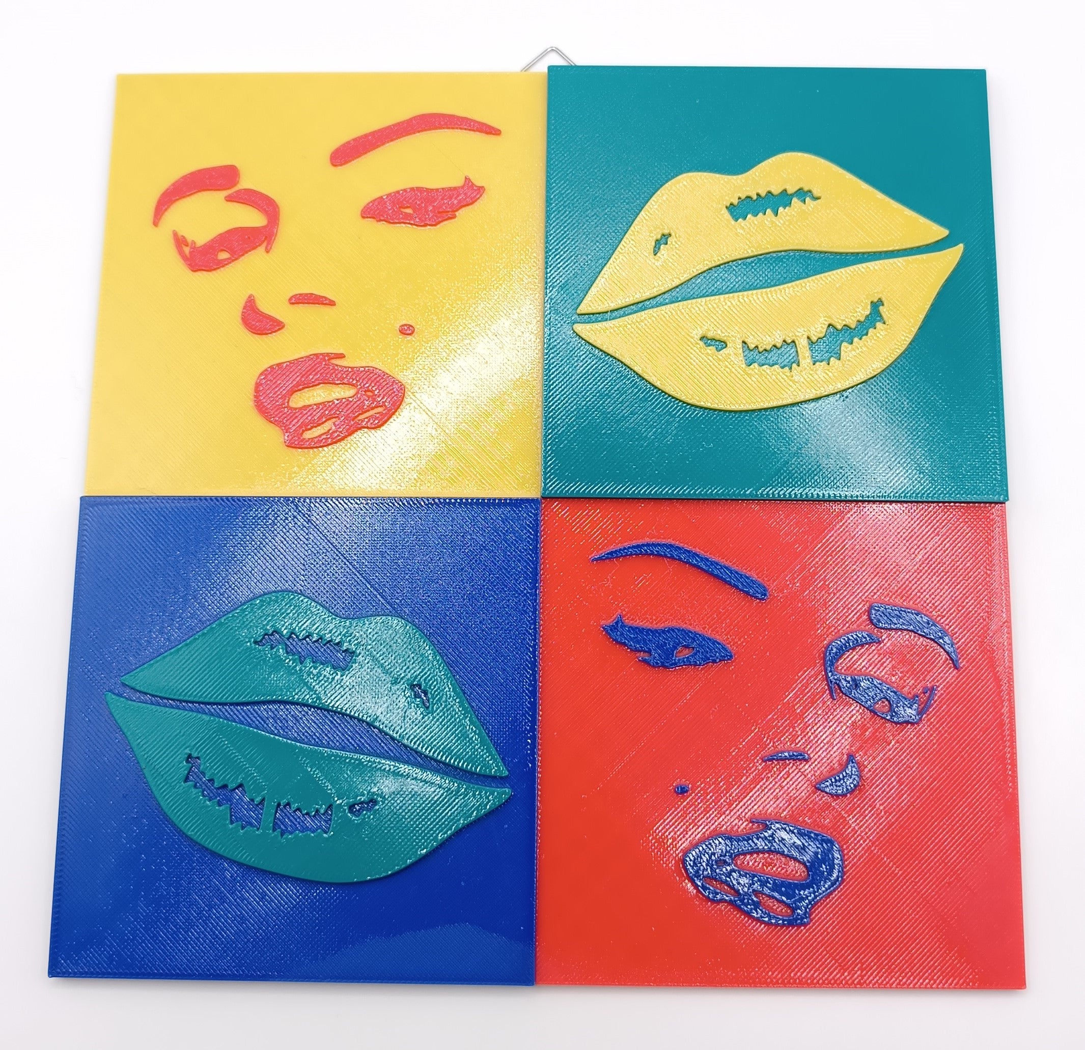 Marilyn Monroe Wall Art - 3D Print-Made