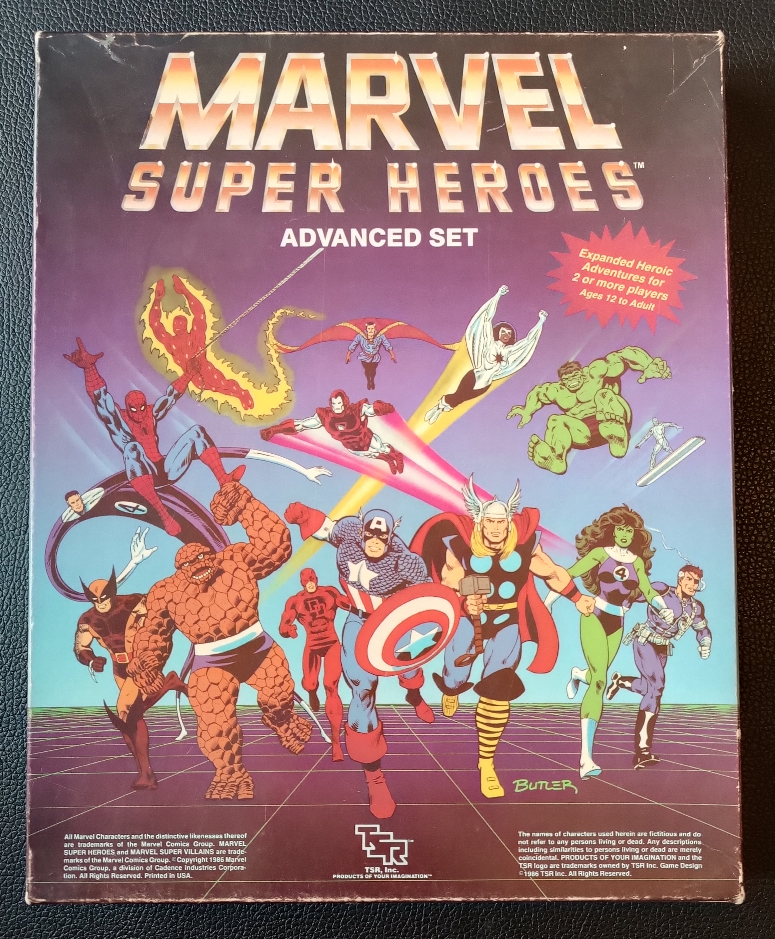 Marvel Super Heroes - Advanced Set - TSR 1986