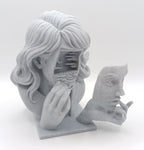 Busto Surrealista Donna con Maschera