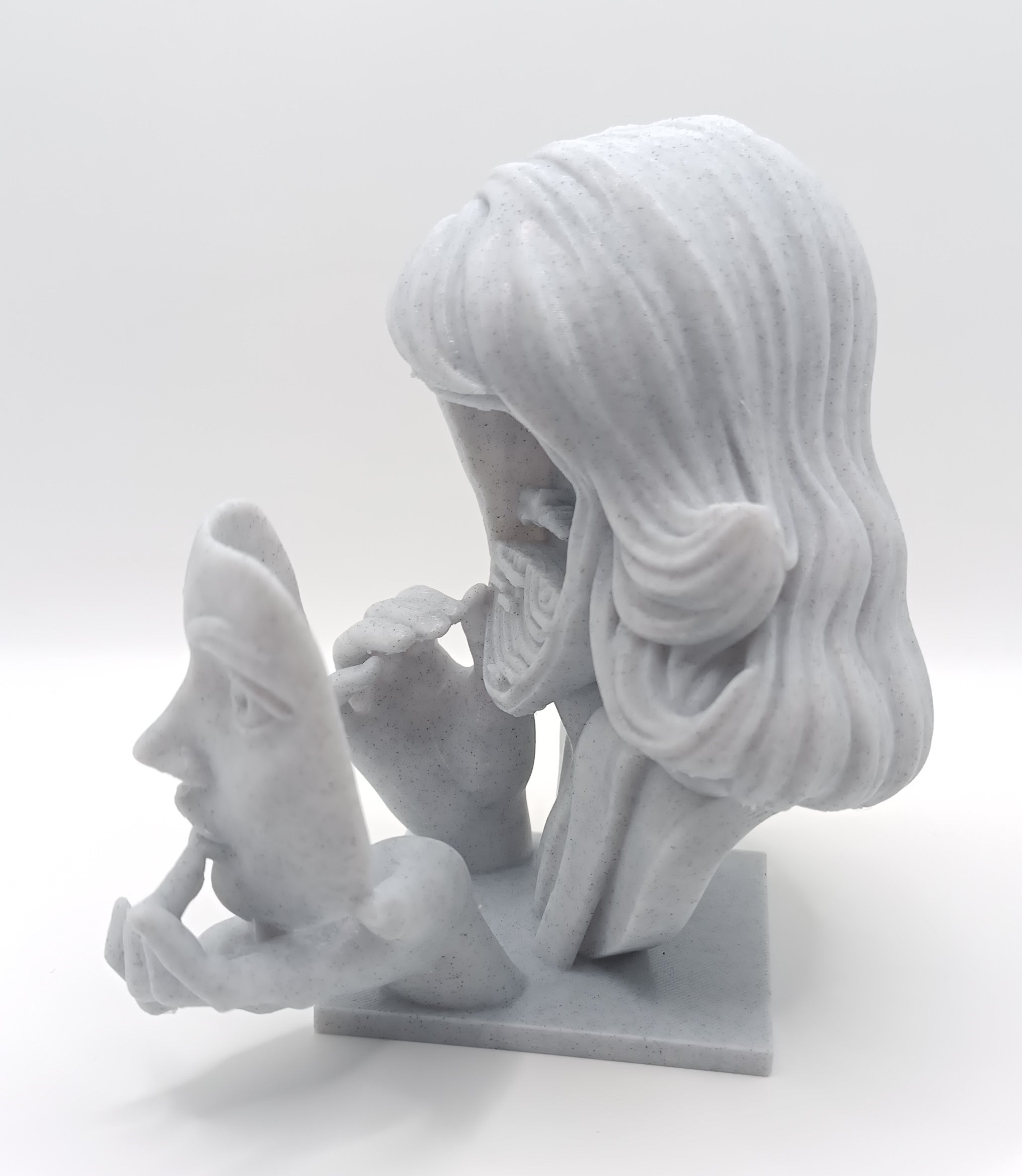 Busto Surrealista Donna con Maschera