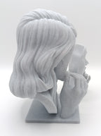 Busto Surrealista Donna con Maschera