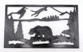 Mountain Bear Silhouette Wall Art